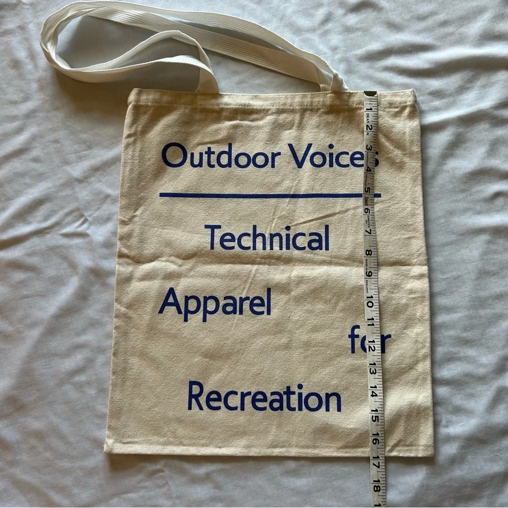 Outdoor Voices Canvas Tote Brand New Without Tags!